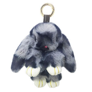 Lindo llavero de brújula de felpa suave con estampado de conejo, forma 3D, serigrafía, ideal para venta al por mayor, fiestas, Navidad, cumpleaños - Product Image 5