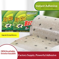 Papier collant solide et puissant pour mouches, plaque adhésive anti-insectes domestique, piège à mouches avec lampe, papier collant spécial à activation rapide