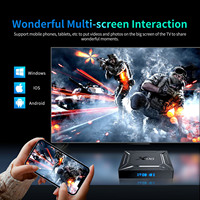 Amlogic S905A AI Smart TV BOX Android 14,0 Streaming STB AV1 OTT X96 M200 Android Tv Box 4K