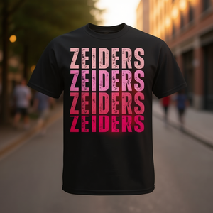 Zeiders Camiseta vintage con nombre personalizado para hombres y mujeres, ajuste unisex - Product Image 3