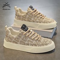 2024 toile chaussures hommes toile à lacets course baskets décontracté mode hommes chaussures confort classique Vintage marche Style chaussures
