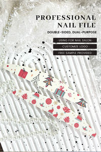 Lime à ongles professionnelle double face de qualité supérieure, grain 80/80, réutilisable, avec étui en plastique durable, pour usage manuel (vente en gros) - Product Image 3