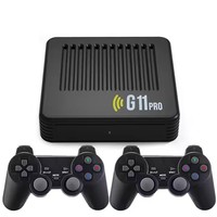 Konsol Game TV nirkabel OSG11Pro ganda cerdas, konsol Game TV dengan kontroler ganda 4K Ultra HD/Android + Linux/50000 + Game Retro