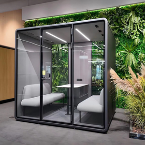Cabine insonorisée de luxe, pods acoustiques silencieux, cabine de bureau insonorisée, solutions acoustiques, 4 personnes, peu en stock, pods de bureau - Product Image 1