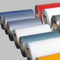 Bobine de tôle en alliage d'aluminium prélaqué sur mesure, peinture PVDF, pour toiture, bardage mural, panneau de construction industrielle