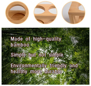 Aromaterapi şişe depolama için rustik 5 slot ahşap uçucu yağ masaüstü standı vitrin rafı - Product Image 4