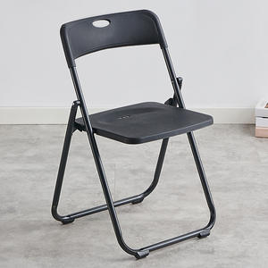 Sillas plegables blancas con respaldo alto de metal y plástico para acampar, <span class=keywords><strong>silla</strong></span> para eventos para oficina al aire libre, jardín, boda, fiesta, salón de hotel - Product Image 1