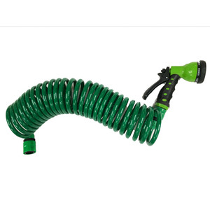 QG <b>EVA</b> Spring Water Hose 7.5M Green Telescopic Garden Hose Set High Pressure Car Wash - Product Image 3