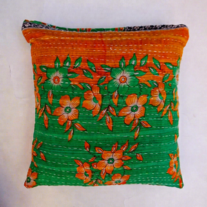 Funda de cojín Kantha de algodón con nuevo diseño 2017 - Product Image 1