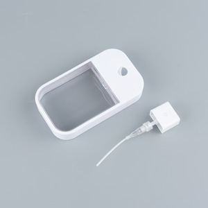 Gran oferta portátil vacío 45g plástico tamaño de viaje bolsillo desinfectante de manos tarjeta de crédito botella de Spray verde rosa blanco azul púrpura - Product Image 3
