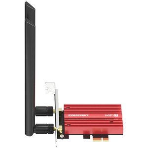 อะแดปเตอร์ COMFAST WiFi 7 ชิปเซ็ต <span class=keywords><strong>Intel</strong></span> รุ่น CF-BE200 Pro อะแดปเตอร์ไร้สาย WiFi PCI-E สำหรับเดสก์ท็อป - Product Image 2