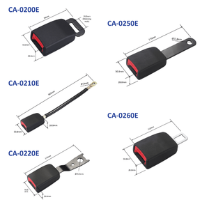 Boucle de ceinture de sécurité pour siège de manège, 18 000+ cycles d'actionnement, déverrouillage par bouton-poussoir, acier au carbone S50, plastique ABS, 1.5 - Product Image 4
