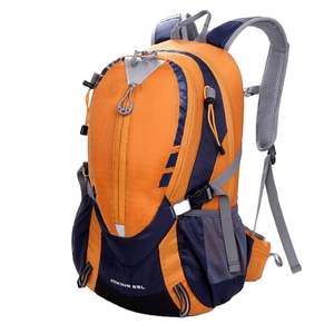 Sac à dos de sport en gros, prix bas, échantillon gratuit, sac à dos de randonnée personnalisé, noir, imperméable, pour l'extérieur - Product Image 1