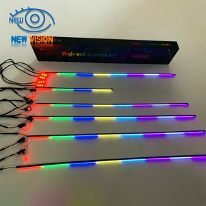 Lumières d'ambiance USB pour <span class=keywords><strong>voiture</strong></span>, contrôle par application, bande LED RGB, décoration intérieure, bricolage, branchez et jouez - Product Image 4