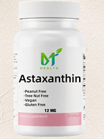 Gélules d'astaxanthine OEM 12 mg, 30 unités, végétaliennes, sans allergènes, complément alimentaire, marque privée, faible MOQ