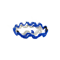 Accessoires pour serres 2.0mm 2.3mm Revêtement plastique PVC Wiggle Wire 2 m/pcs Film Locking Zigzag Wire