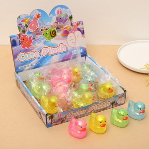 Juguete Blandito Transparente de Maltosa con Forma de Pato, Juguete Antiestrés de TPR Suave, Juguete Sensorial para Aliviar el Estrés, Juguete de Descompresión Manual para Niños - Product Image 5