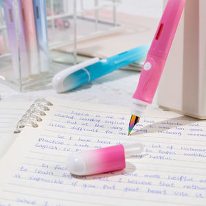 <span class=keywords><strong>Precio</strong></span> de fábrica lindo patrón de dibujos animados pluma estilográfica para estudiantes tinta de escritura suave agarre de goma cómodo plástico al por mayor - Product Image 2