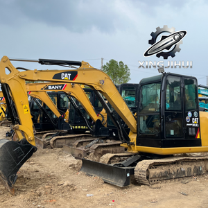 Excavatrice Caterpillar 305.5E2 d'occasion, marque japonaise d'origine, 5,5 tonnes, petite taille, chenilles en caoutchouc. - Product Image 6