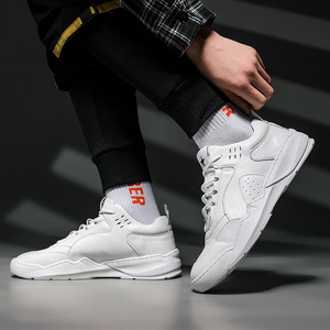 Wholesale Plus <b>Size</b> Men's PU Upper Casual Sneakers <b>Trainers</b> Trendy Winter Walking Style Shoes Height Increasing Breathable - Product Image 6