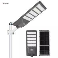 Lampadaire Solaire LED Intégré Multi-Modules de Diverses Tailles pour Extérieur, Lampe Routière Haute Puissance pour Autoroute et Allée