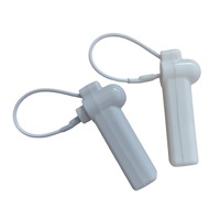 Étiquette antivol électronique pour vêtements de supermarché, avec attache, en ABS, à son fort et clair, magnétique RF 58KHZ/8.2MHZ, anti-perte