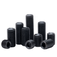 DIN 913 12.9s Vis de réglage à six pans creux en acier avec pointe plate M2 M3 M4 M5 M6 M8 M10 M12 M16