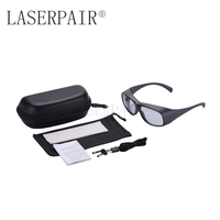 Lunettes de sécurité laser Holmium et Thulium 1900-3000nm Wide Protector pour 1940nm, 2100nm Leather Box LASERPAIR (certifié CE par ECS)