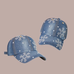 High Quality <b>Waterproof</b> Unisex 6-Panel Baseball <b>Cap</b> Winter Metal Buckle Cotton/Polyester Fashion Cowboy <b>Cap</b> - Product Image 1