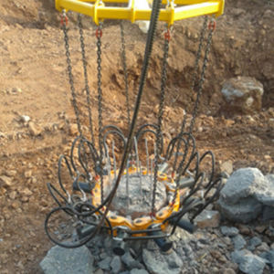 Equipo de fijación de excavadora, construcción de hormigón, cortador de pila redonda hidráulica, cortador de cabeza de pila de hormigón - Product Image 5