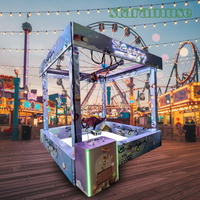 Machine à griffes humaines pour attraper les jouets, attrapeur de prix de fête foraine, 2 joueurs, 110/220V, pour fêtes d'enfants, événements d'entreprise et scolaires, machine de marque