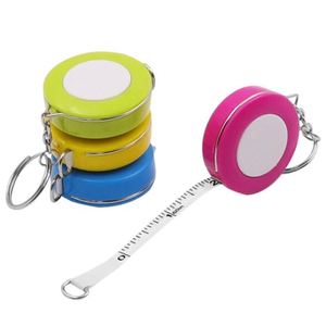 1.5M Flexible Retractable Soft Measure Keychain Dual Inch Cm Scale <b>Portable</b> Auto <b>Lock</b> Measuring Tape for Sewing and Gift - Product Image 3
