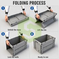 Caisses en plastique pliables, empilables et emboîtables Sinocube, robustes et écologiques, pour le déménagement et le rangement