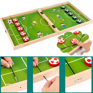 Set di Giochi <span class=keywords><strong>da</strong></span> <span class=keywords><strong>Tavolo</strong></span> in Legno 15 in 1 Fast Sling Puck Gioco di <span class=keywords><strong>Hockey</strong></span> Veloce Giochi <span class=keywords><strong>da</strong></span> <span class=keywords><strong>Tavolo</strong></span> per Feste al Chiuso per Adulti Bambini Famiglia - Product Image 2