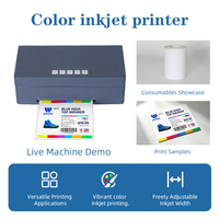Impresora de Etiquetas a Color Mini MASUNG MMF-D4, Impresora de Etiquetas Personalizadas, Fabricante de Etiquetas Digitales para Embalaje de Productos, Etiquetas de Código de Barras, Etiquetas de Precio OEM