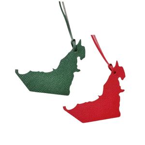 Multicolor UAE Map Shape PU Leather <b>Bag</b> <b>Charm</b> United Arab Emirates Outline Keychain Hanging Pendant Luggage Decor Tag Souvenir - Product Image 1