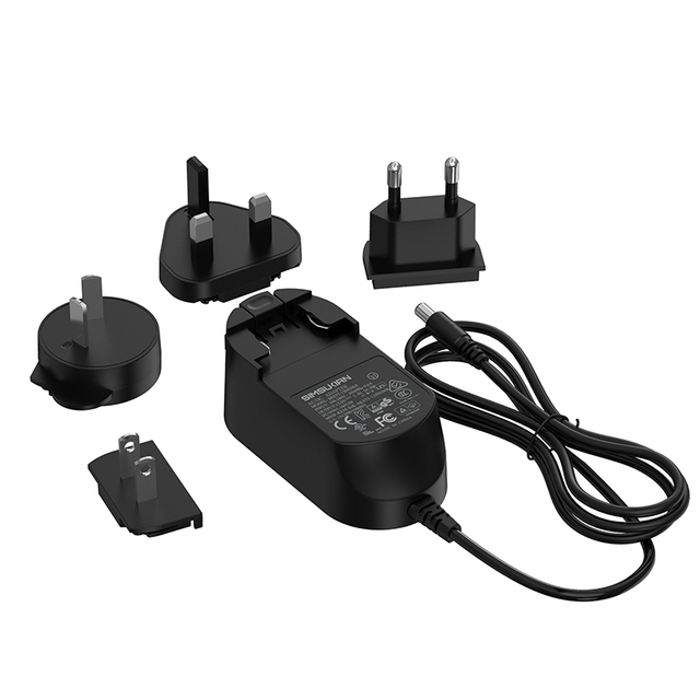 Interchangaleb Conversion Subject 5V-24V 1A-4A 24W 30W 36W AC DC Power Adapter White for EU UK US AU KR JP Plug-in Connection CE
