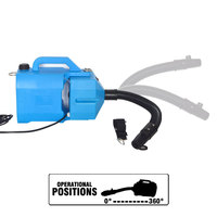 Pulvérisateur portable Onedry 6L 1400W, atomiseur électrique ULV, atomiseur à dos, atomisation réglable, portée de pulvérisation de 6 à 8 m, grande surface