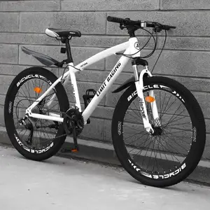 Bicicleta de Montanha para Adultos de 24 e 26 Polegadas, 21 Velocidades, Garfo com Amortecimento, Multicolorida, Opcional, Unissex, Bicicletas Esportivas Universais - Product Image 1