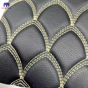 Cuero de PVC acolchado cosido bordado a <span class=keywords><strong>precio</strong></span> de fábrica con <span class=keywords><strong>esponja</strong></span> para tapicería Interior de coche decoración de Hotel - Product Image 5