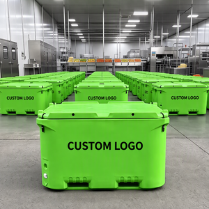 Contenitore Termico Isolato Rotostampato Riutilizzabile per Uso Intensivo, per la Lavorazione e il Trasporto di Prodotti Ittici, Vasche Refrigeranti Commerciali per Pesce - Product Image 1