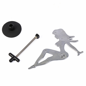 Nhựa Chrome Mạ Chất Liệu Đẹp Xe Trang Trí Khói Vẫy Lady Với Hút Cup - Product Image 6