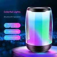 Haut-parleur de table portable en plastique de haute qualité, Bluetooth 5.1, karaoké, batterie, AUX, éclairage RGB, commande vocale, pour fêtes à domicile