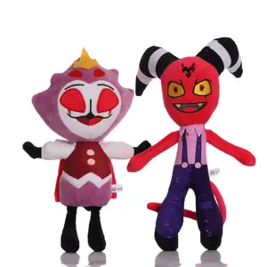 Bonecos bonitos populares de desenho animado HELLUVA BOSS Diabo Personagem de pelúcia brinquedos de 2024