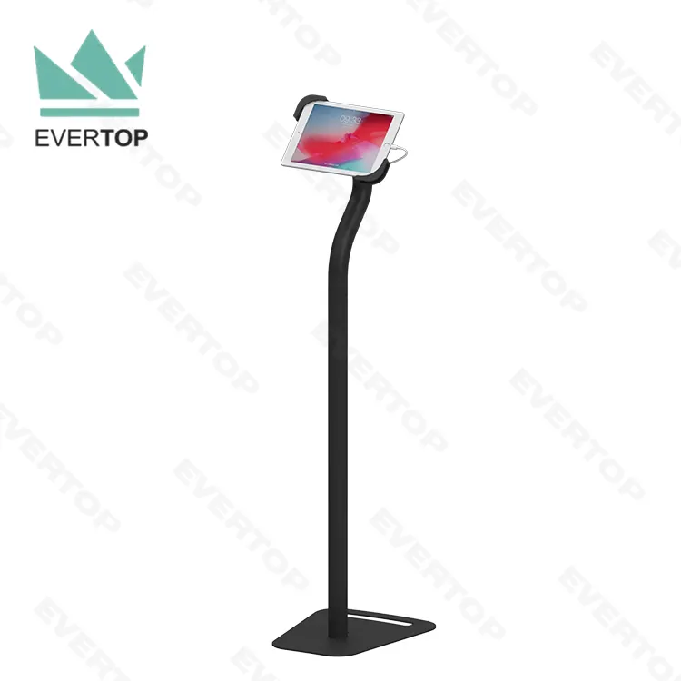 LSF02-D 7.9-10.5inch Universal for iPad Android Tablet Kiosk Stand, Security Display Tablet PC Floor Stand for samsung microsoft