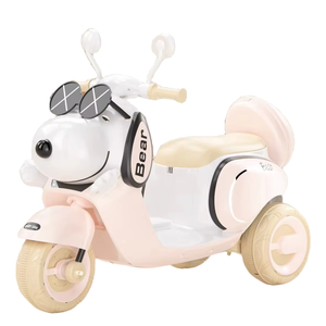 Carrito de Juguete de Tres <span class=keywords><strong>Ruedas</strong></span> Unisex <span class=keywords><strong>para</strong></span> Niños con Diseño de Dibujos Animados, Llantas Gruesas y Asiento <span class=keywords><strong>para</strong></span> Uso en Exteriores - Product Image 3