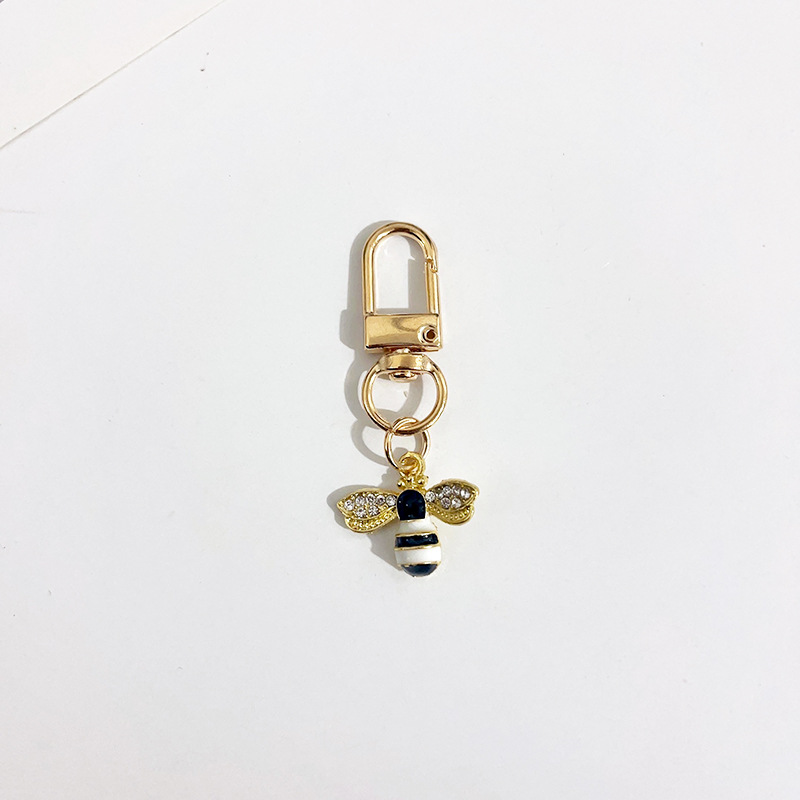 2Enamel Bee Keychain
