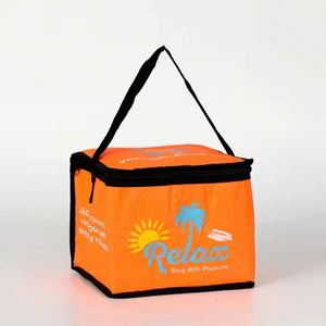 Custom Imprinted 6 Pack <b>Cooler</b> Lunch Bags Insulated <b>Cooler</b> Lunch <b>Box</b> Bag 6 Pack Picnic Beer Drink Water - Product Image 2