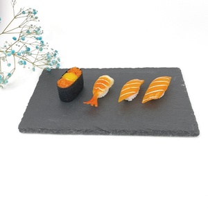 Plato de pizarra personalizado para Sushi, juego de <span class=keywords><strong>vajilla</strong></span> con palillos de madera y plato de <span class=keywords><strong>melamina</strong></span>, <span class=keywords><strong>vajilla</strong></span> de restaurante, juego de regalo - Product Image 6