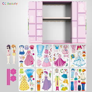 Cc Beauty Magnetic Dress Up Toy For Girls 4-6 Years Old Educational Pretend Play Princess Game With Stickers - Product Image 4